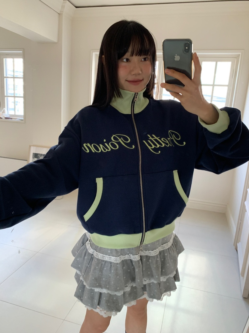 MORE THAN-P韓國東大門代購女士新品26春夏休閑夾克拉鏈MORE THAN夾克