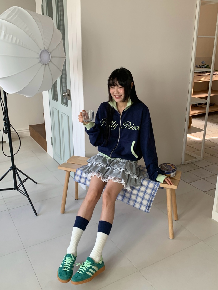 MORE THAN-P韓國東大門代購女士新品26春夏休閑夾克拉鏈MORE THAN夾克