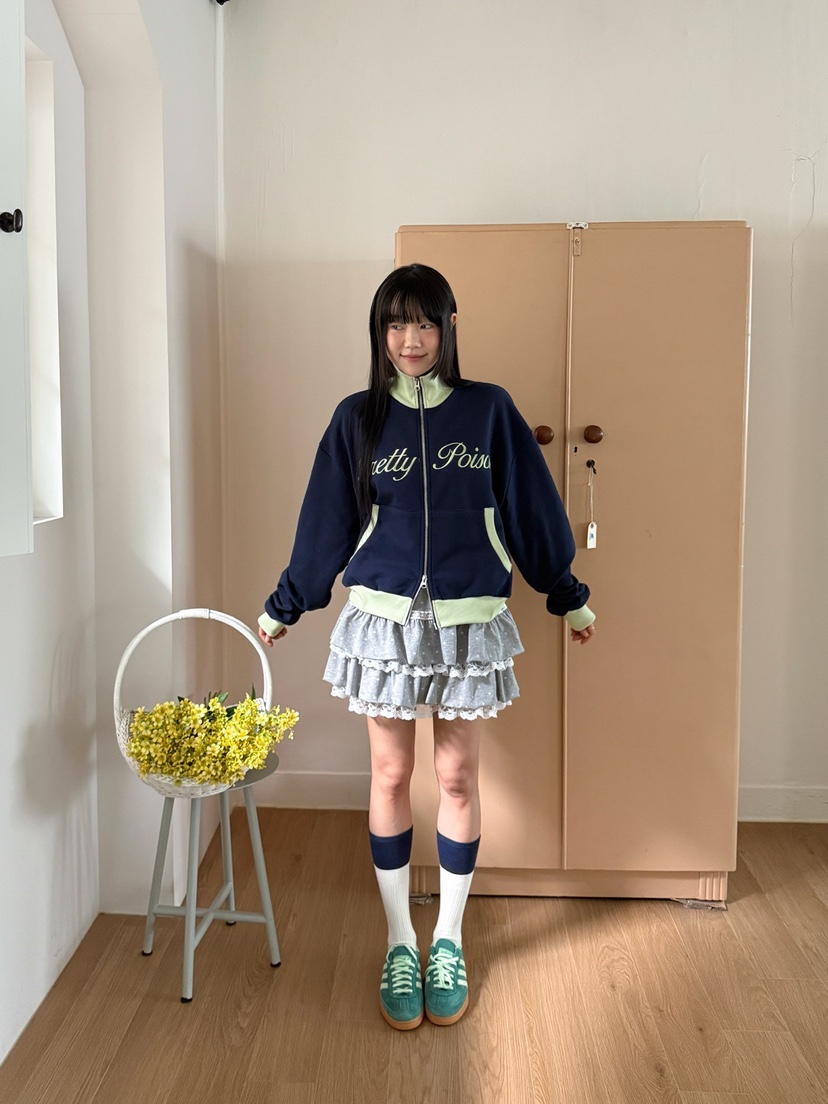 MORE THAN-P韓國東大門代購女士新品26春夏休閑夾克拉鏈MORE THAN夾克