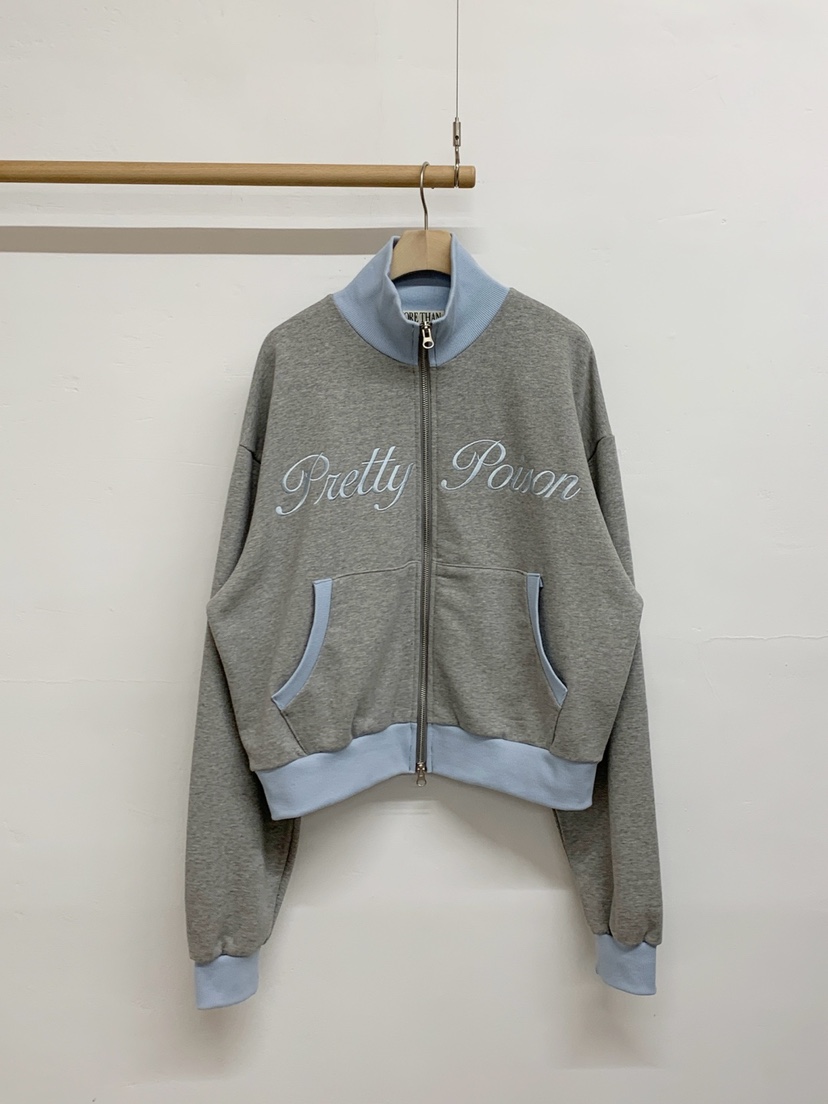 MORE THAN-P韓國東大門代購女士新品26春夏休閑夾克拉鏈MORE THAN夾克圖色1