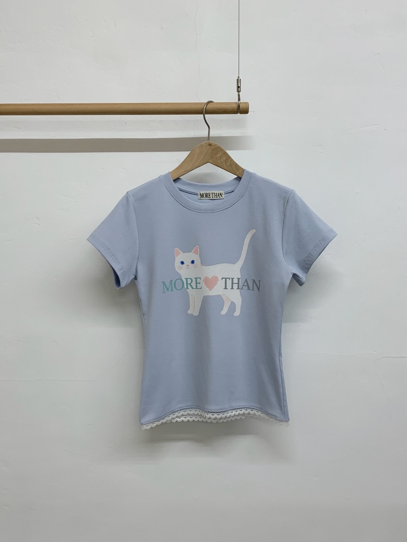 MORE THAN-P韓國東大門直郵女士新款人氣推薦熱賣職業T恤MORE THANT恤圖色2