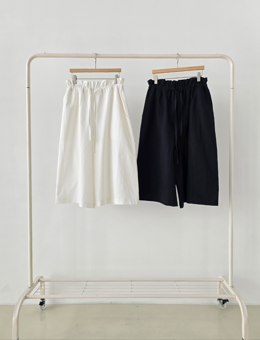 J SHOP韓國代購女士新款職業26春夏熱賣休閑時尚短褲亞麻J_SHOP短褲