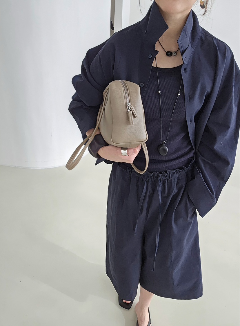 J SHOP韓國代購女士新款職業26春夏熱賣休閑時尚短褲亞麻J_SHOP短褲