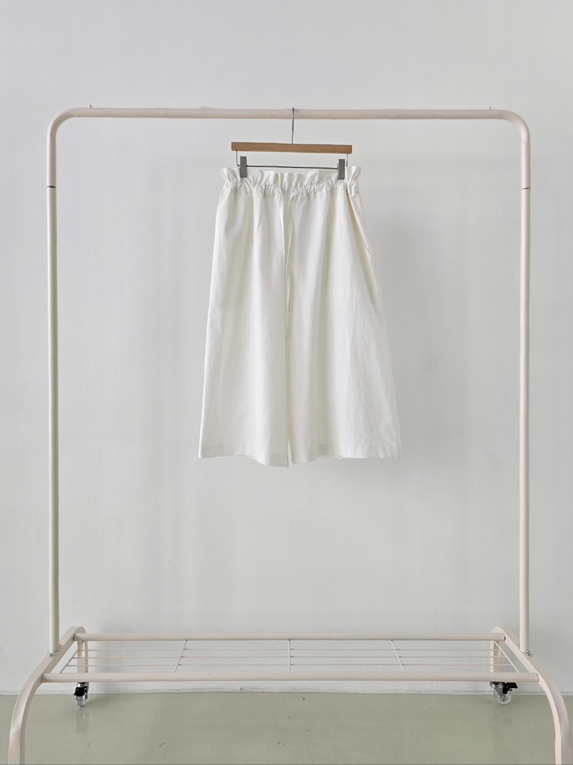 J SHOP韓國代購女士新款職業26春夏熱賣休閑時尚短褲亞麻J_SHOP短褲圖色1