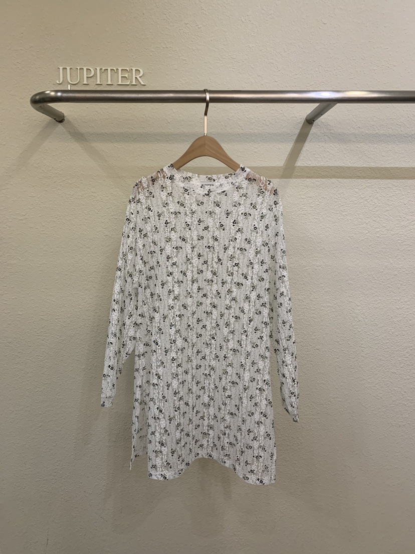 JUPITER韓國直郵女裝新品時尚26春夏職業休閑連衣裙花朵蕾絲JUPITER連衣裙
