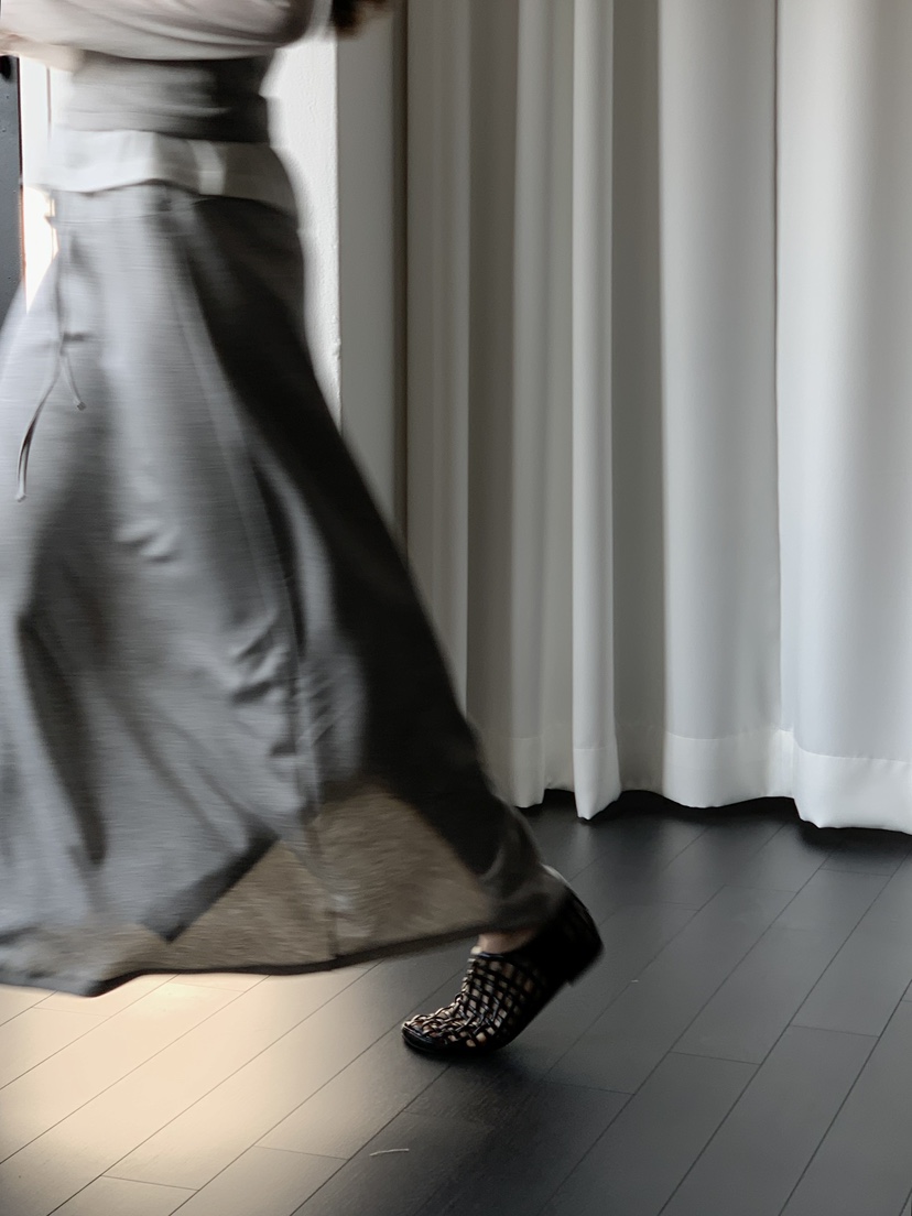 LONG PEAK韓國代購女裝新品時尚26春夏推薦休閑長裙長款鵝LONG PEAK長裙