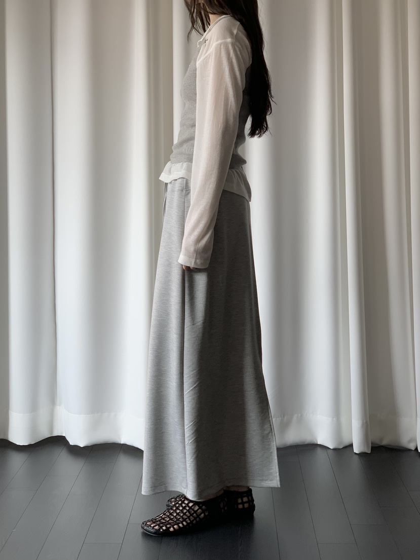 LONG PEAK韓國代購女裝新品時尚26春夏推薦休閑長裙長款鵝LONG PEAK長裙