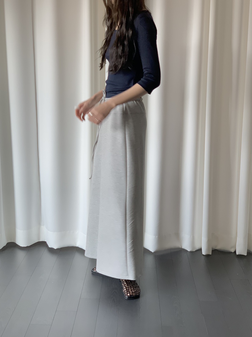 LONG PEAK韓國代購女裝新品時尚26春夏推薦休閑長裙長款鵝LONG PEAK長裙