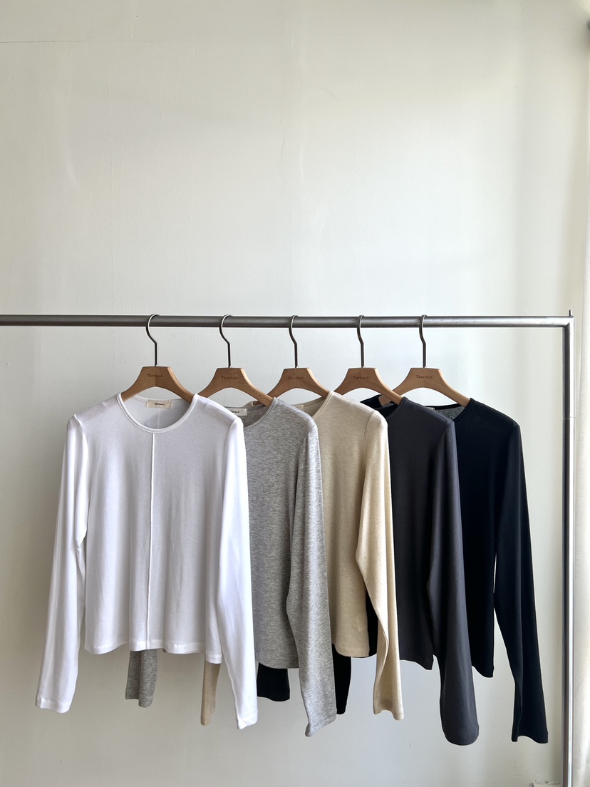 TERRACE韓國代購女士新款休閑熱賣26春夏人氣推薦長袖T恤TERRACE長袖T恤