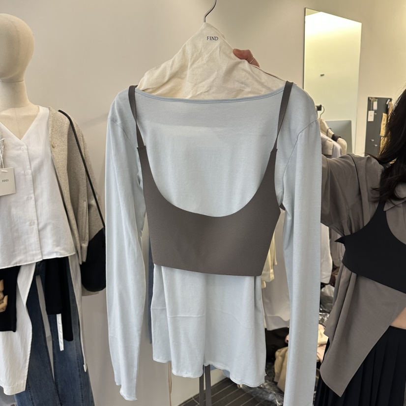 FIND-P韓國東大門代購女士新款休閑人氣職業時尚吊帶背心FIND-P吊帶/背心圖色5