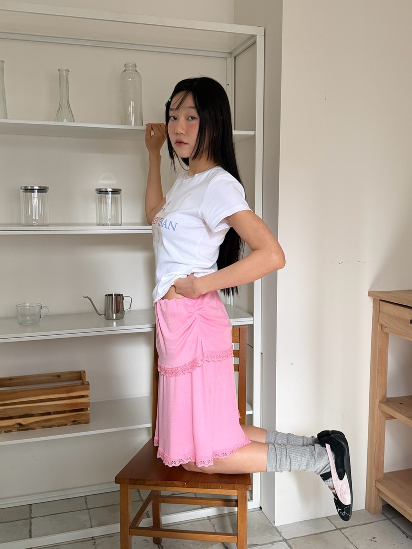 MORE THAN-P韓國東大門直郵女裝新款推薦時尚半身裙中短裙MORE THAN半身裙/中短裙