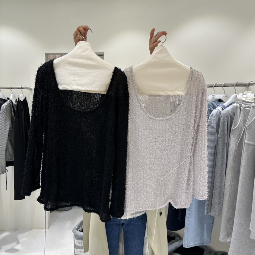 VEREN韓國直郵女裝新品職業人氣休閑時尚熱賣26春夏針織衫VEREN針織衫