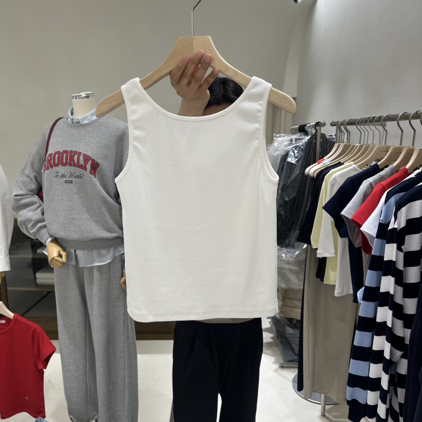 A WANT韓國東大門直郵女裝新品時尚熱賣休閑26春夏吊帶背心A WANT吊帶/背心
