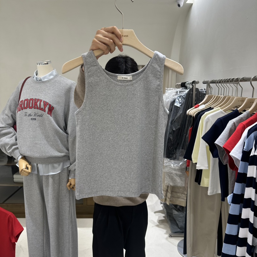 A WANT韓國東大門直郵女裝新品時尚熱賣休閑26春夏吊帶背心A WANT吊帶/背心圖色3