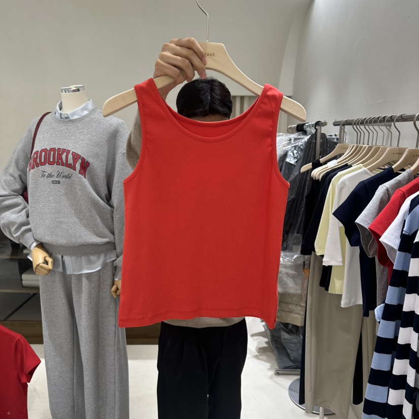 A WANT韓國東大門直郵女裝新品時尚熱賣休閑26春夏吊帶背心A WANT吊帶/背心圖色4
