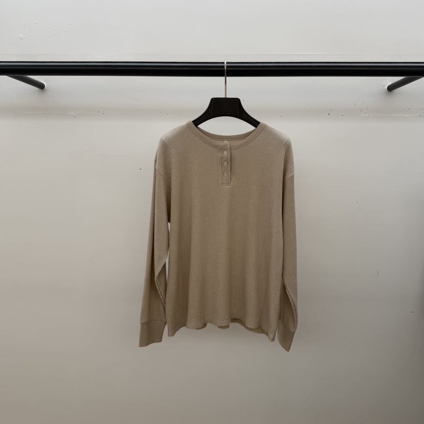 ID韓國東大門代購女士新款熱賣時尚職業26春夏休閑長袖T恤ID長袖T恤圖色1