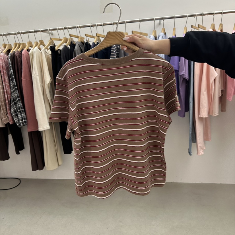 BROWNS-P韓國直郵實拍女裝新品時尚職業26春夏熱賣推薦T恤BROWNS-PT恤