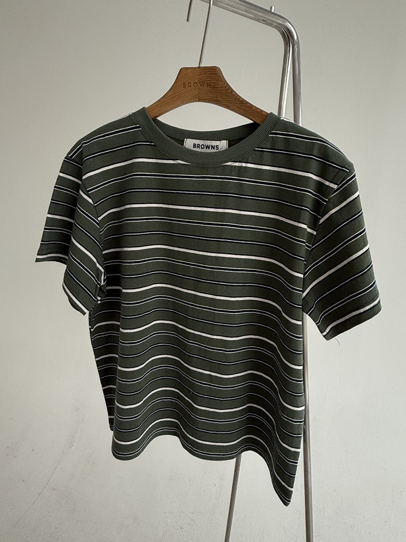 BROWNS-P韓國直郵實拍女裝新品時尚職業26春夏熱賣推薦T恤BROWNS-PT恤圖色3