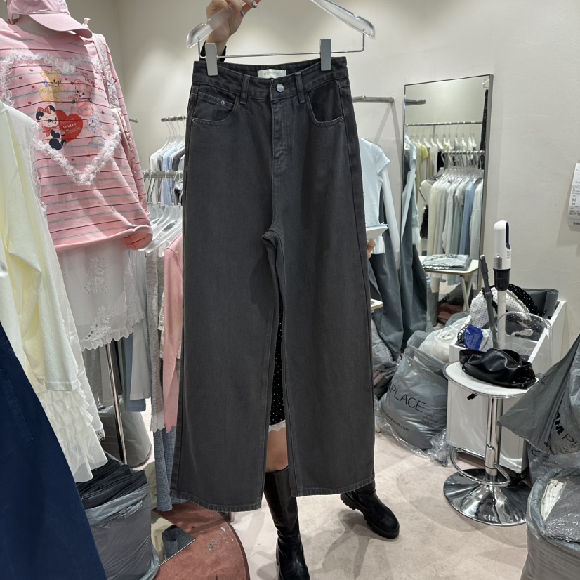 MIMME/LOOKK韓國東大門直郵女裝新款時尚26春夏推薦牛仔褲MIMME/LOOKK牛仔褲圖色3