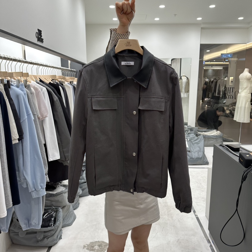 THE VALUE韓國直郵實拍女裝新款26春夏人氣休閑推薦夾克THE VALUE夾克圖色2