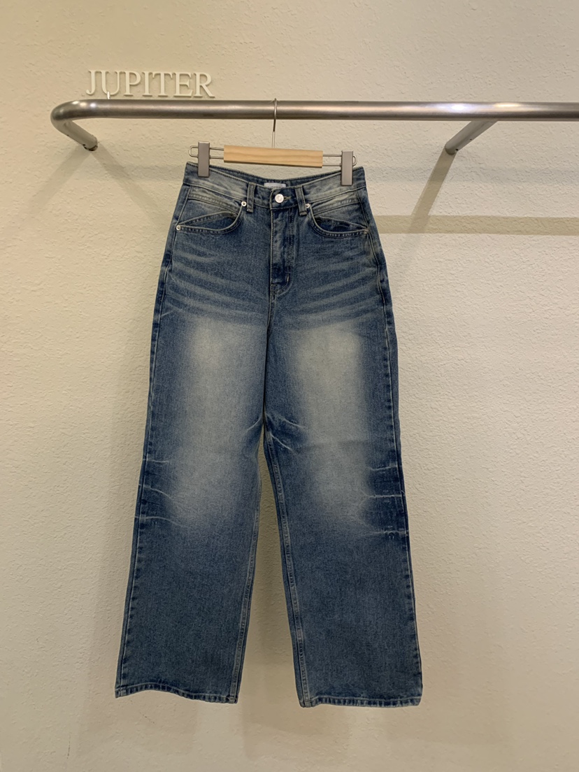 JUPITER韓國直郵實拍女士新款推薦休閑熱賣職業26春夏牛仔褲JUPITER牛仔褲圖色1