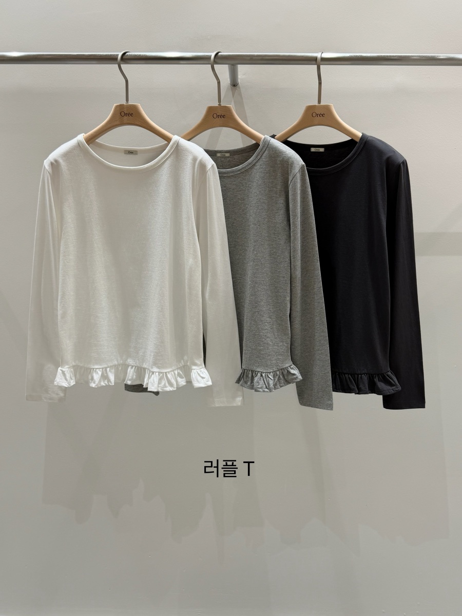 OREE韓國東大門代購女士新款推薦熱賣職業時尚休閑長袖T恤OREE長袖T恤