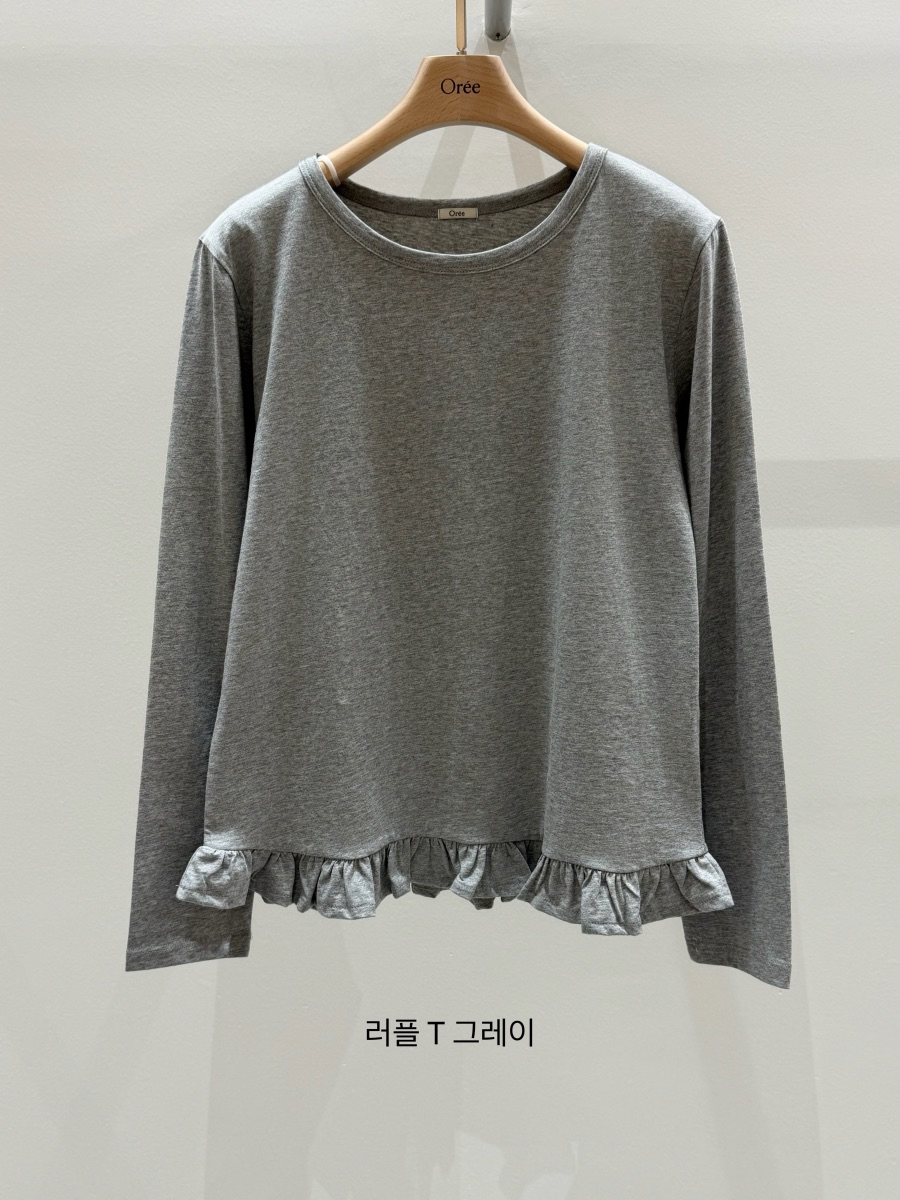 OREE韓國東大門代購女士新款推薦熱賣職業時尚休閑長袖T恤OREE長袖T恤圖色1