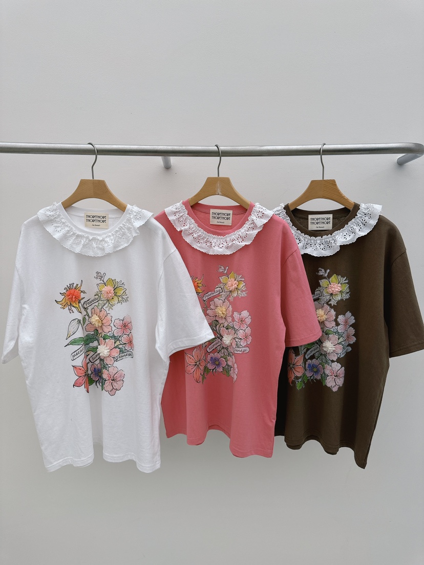 THORE韓國直郵女士新款26春夏職業熱賣人氣時尚推薦休閑T恤THORET恤