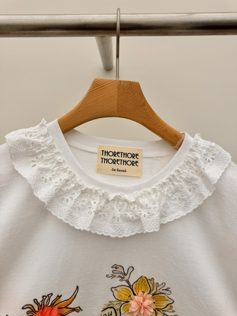 THORE韓國直郵女士新款26春夏職業熱賣人氣時尚推薦休閑T恤THORET恤