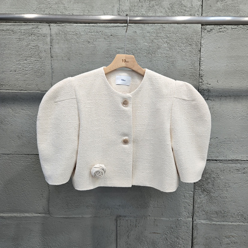 10CC韓國直郵女裝新款時尚熱賣推薦休閑26春夏人氣夾克花呢10CC夾克圖色1