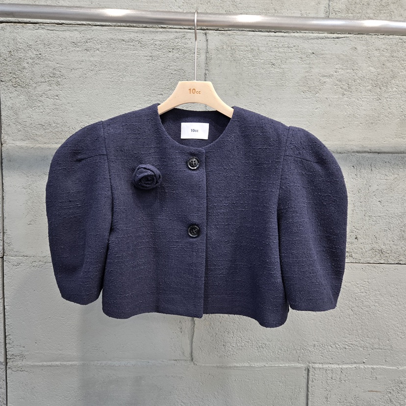 10CC韓國直郵女裝新款時尚熱賣推薦休閑26春夏人氣夾克花呢10CC夾克圖色2