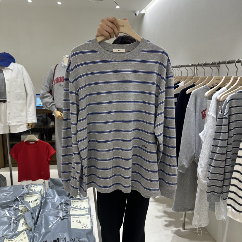 A WANT韓國代購女裝新款熱賣職業休閑26春夏人氣時尚衛衣A WANT衛衣圖色2