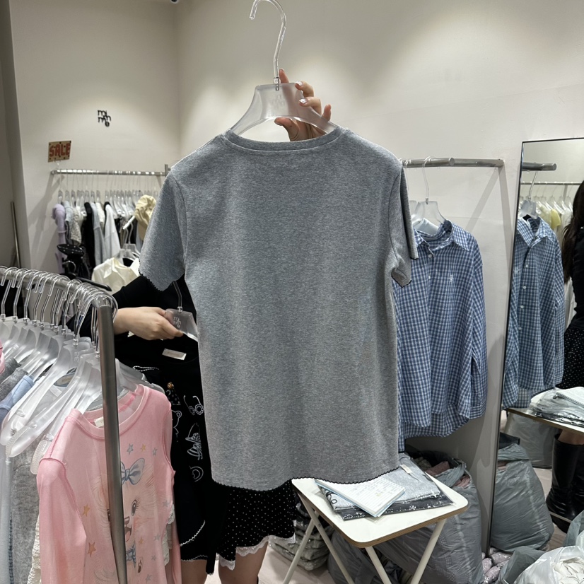 MIMME/LOOKK韓國東大門代購女士新款人氣推薦休閑時尚T恤MIMME/LOOKKT恤