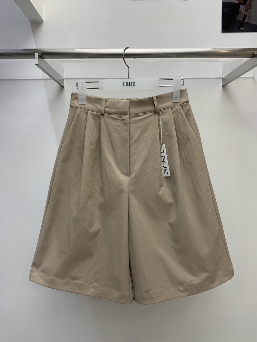 TRUE韓國直郵女裝新品推薦26春夏休閑職業時尚人氣熱賣短褲TRUE短褲圖色2
