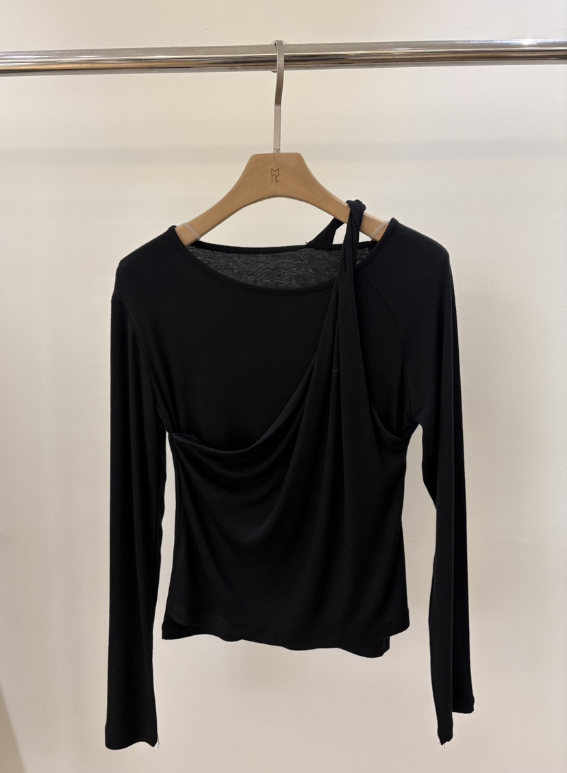 MUSHROOM-A韓國東大門直郵女士新品26春夏長袖T恤假兩件MUSHROOM長袖T恤圖色3