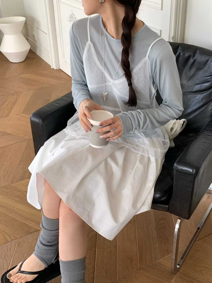 SOFTNESS韓國代購女裝新款人氣時尚推薦休閑26春夏吊帶背心Softness/Cosmic吊帶/背心