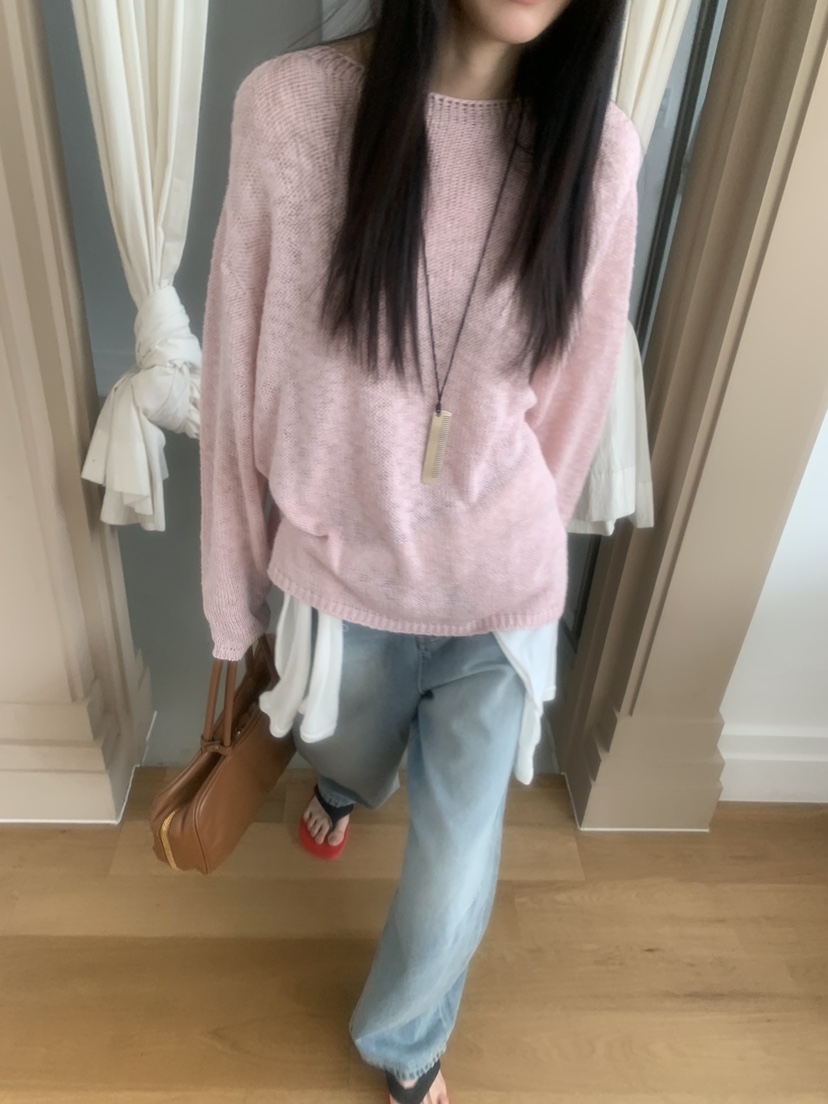 TRUE韓國東大門直郵女士新款熱賣人氣職業推薦休閑針織衫TRUE針織衫