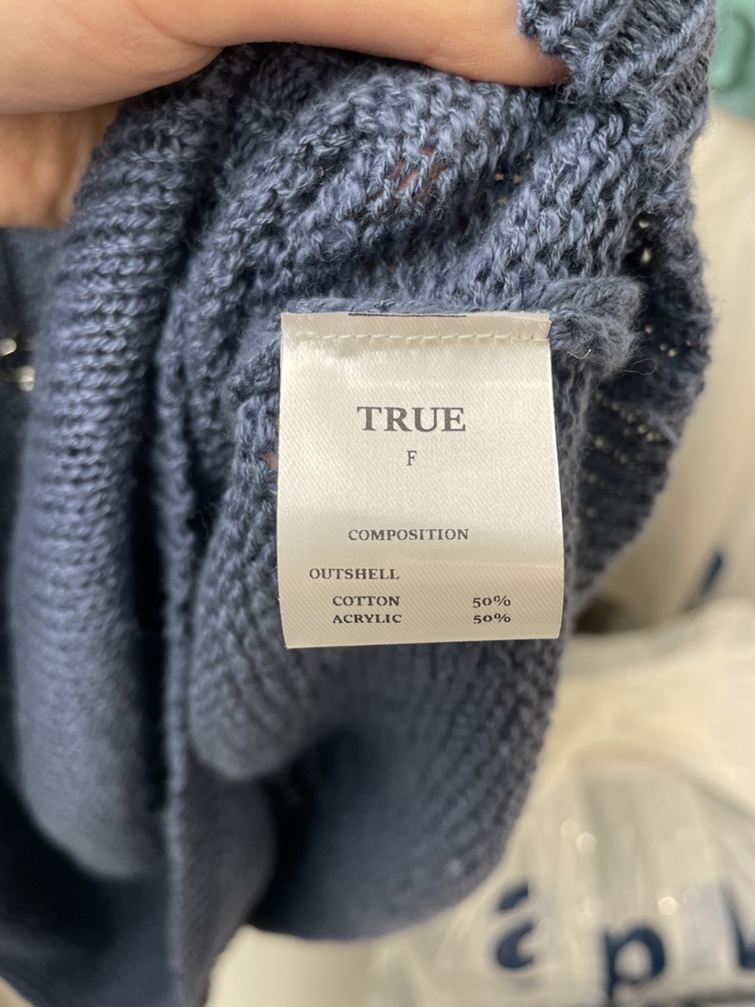 TRUE韓國東大門直郵女士新款熱賣人氣職業推薦休閑針織衫TRUE針織衫