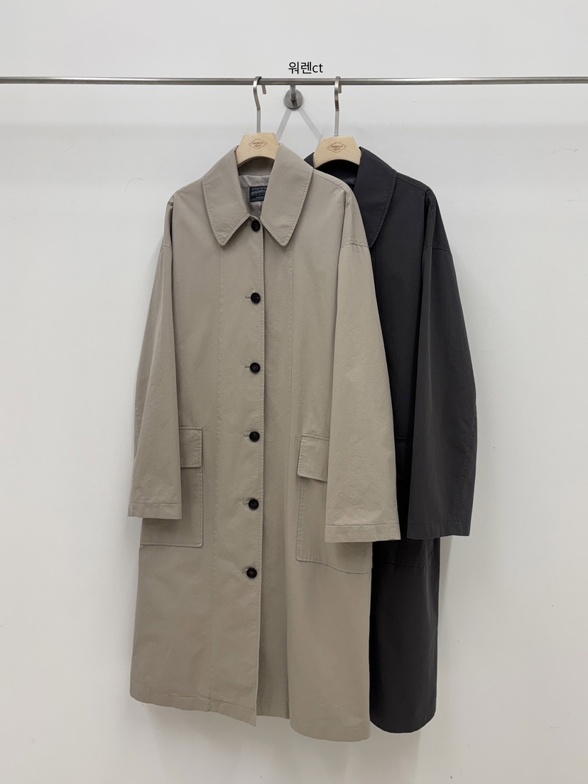 VERGAMOT韓國直郵女裝新款人氣時尚推薦熱賣職業長款風衣VERGAMOT長款風衣