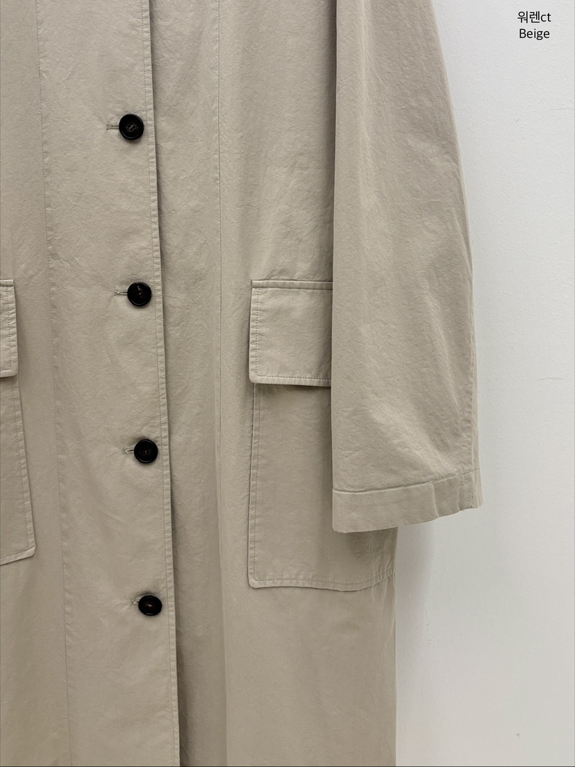 VERGAMOT韓國直郵女裝新款人氣時尚推薦熱賣職業長款風衣VERGAMOT長款風衣