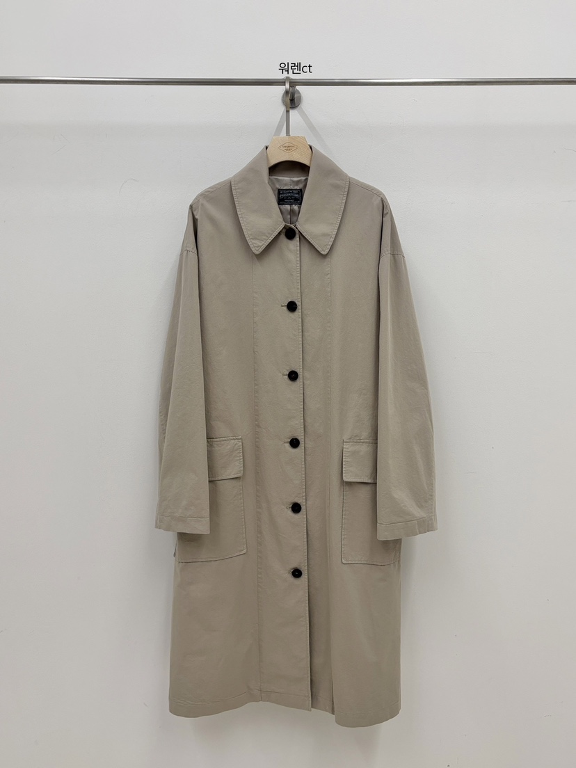 VERGAMOT韓國直郵女裝新款人氣時尚推薦熱賣職業長款風衣VERGAMOT長款風衣圖色1