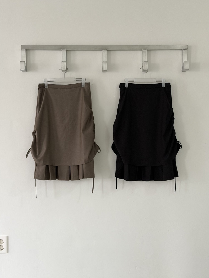 RIVER RAIN韓國東大門直郵女裝新品26春夏職業半身裙中短裙RIVER RAIN半身裙/中短裙