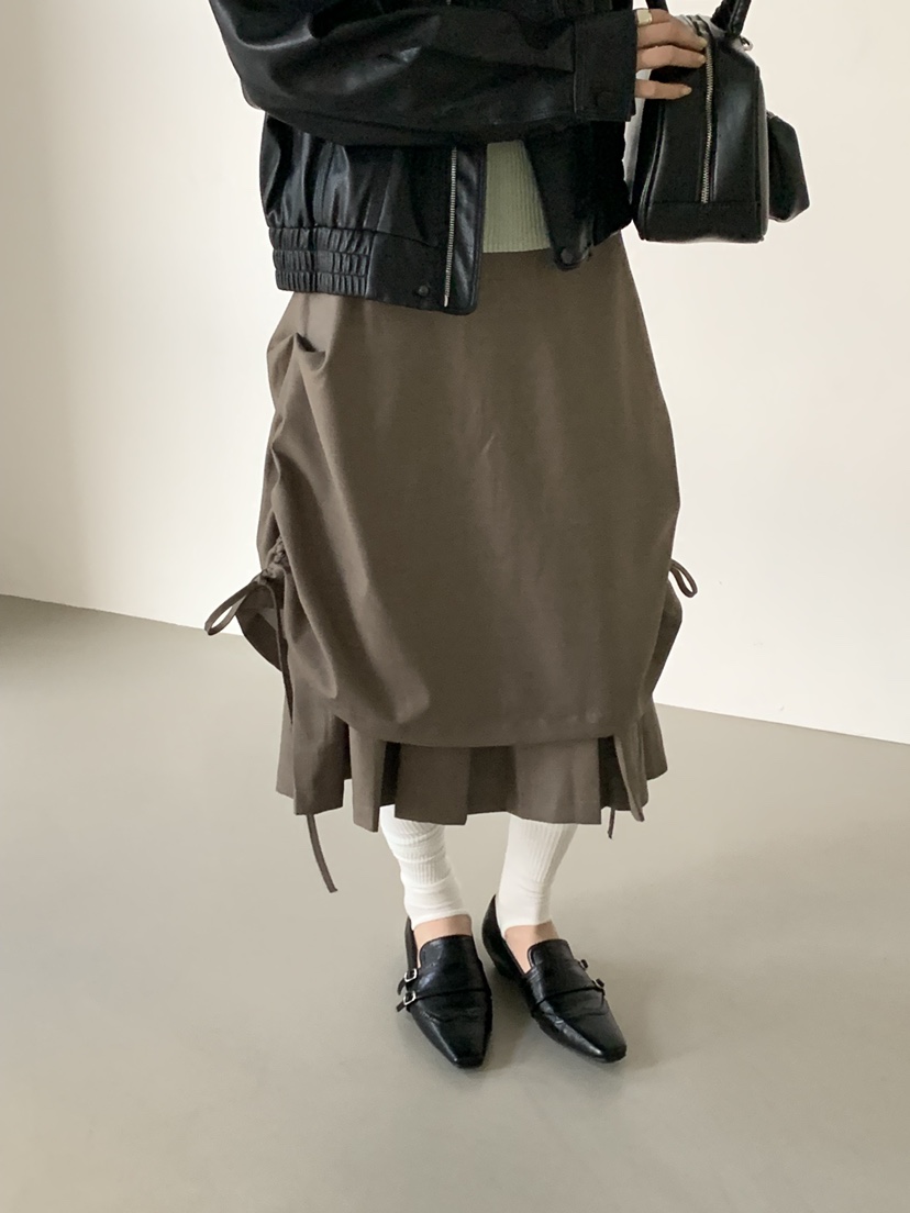 RIVER RAIN韓國東大門直郵女裝新品26春夏職業半身裙中短裙RIVER RAIN半身裙/中短裙