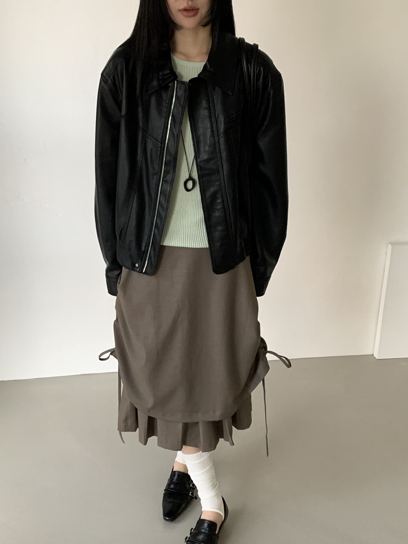 RIVER RAIN韓國東大門直郵女裝新品26春夏職業半身裙中短裙RIVER RAIN半身裙/中短裙