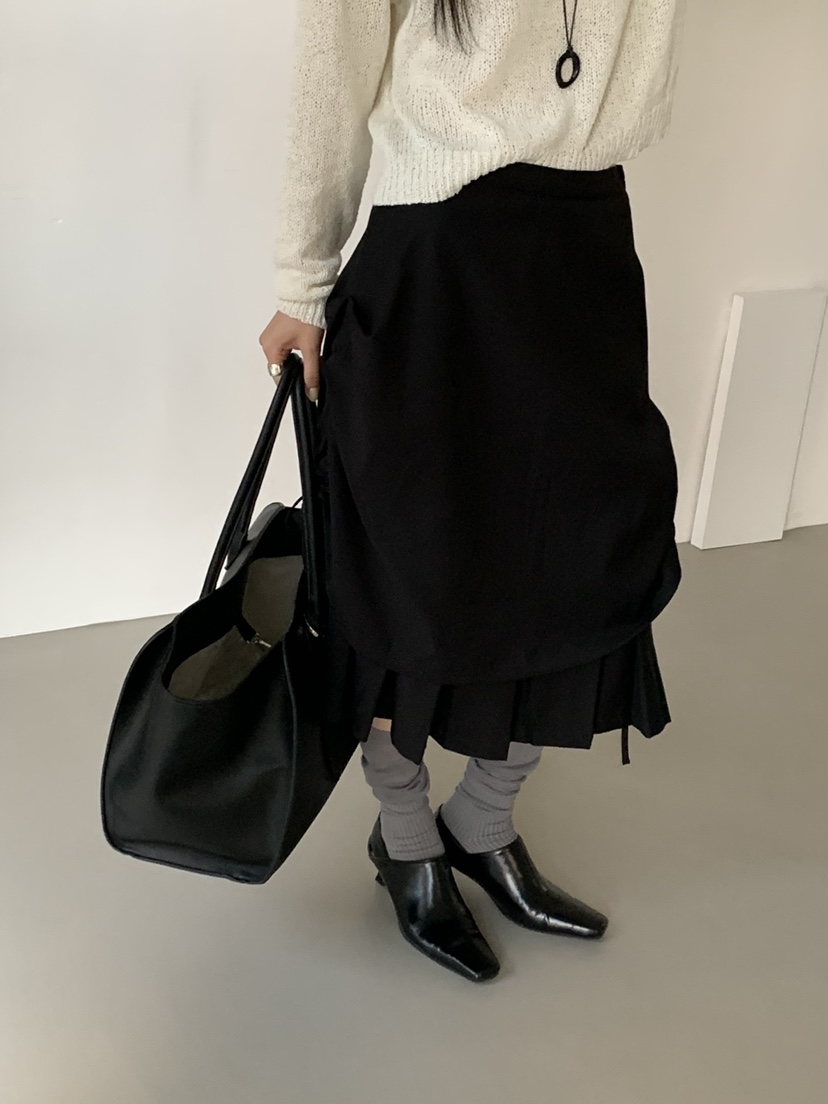 RIVER RAIN韓國東大門直郵女裝新品26春夏職業半身裙中短裙RIVER RAIN半身裙/中短裙