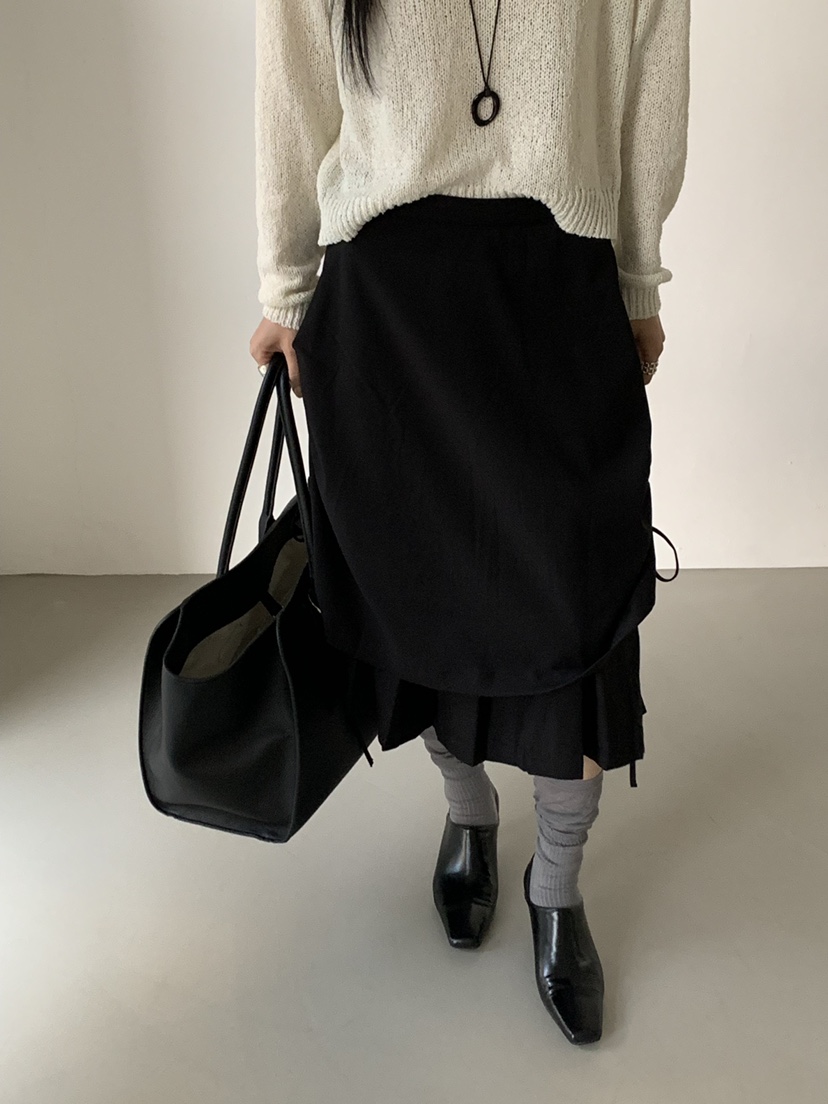 RIVER RAIN韓國東大門直郵女裝新品26春夏職業半身裙中短裙RIVER RAIN半身裙/中短裙