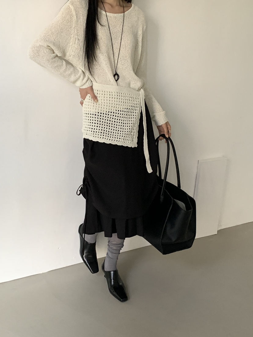 RIVER RAIN韓國東大門直郵女裝新品26春夏職業半身裙中短裙RIVER RAIN半身裙/中短裙