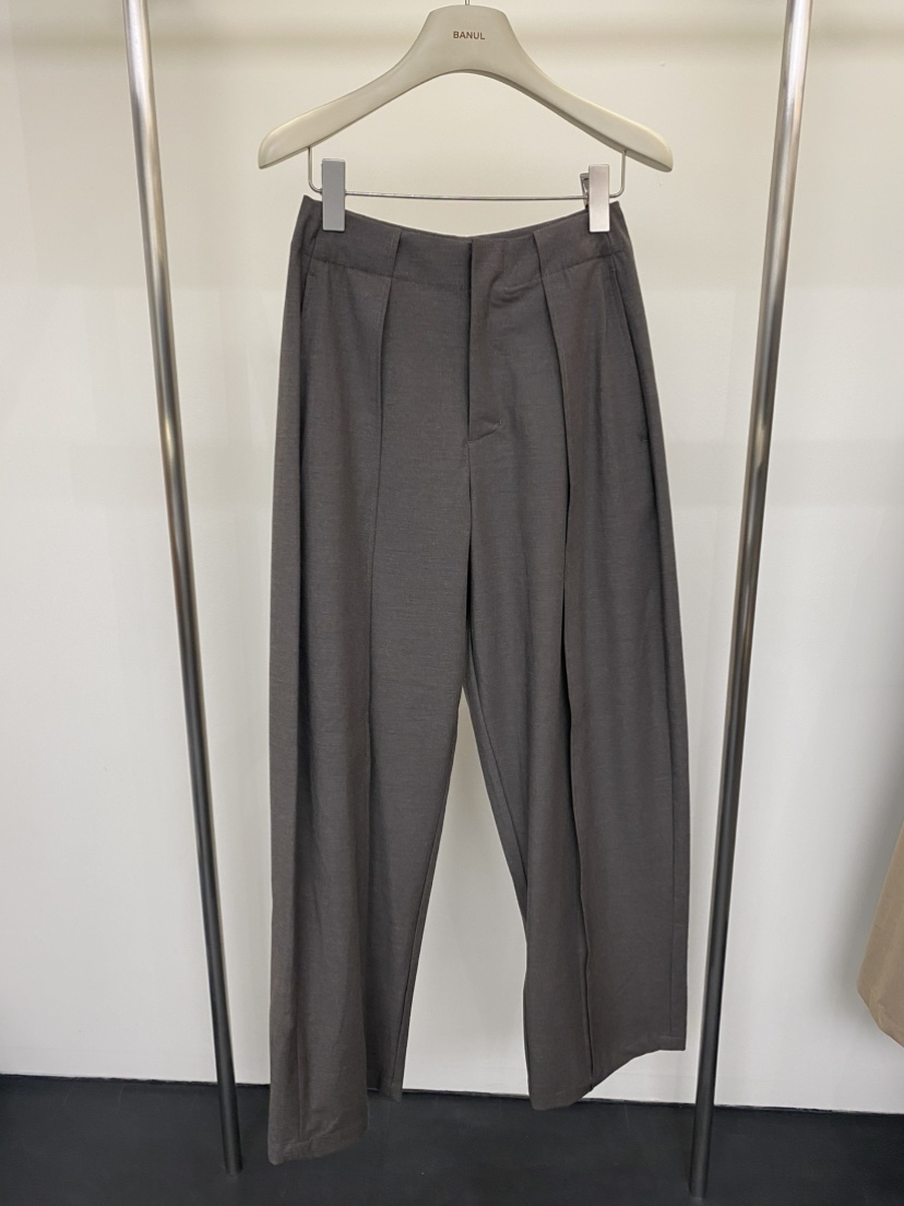 BANUL韓國直郵女裝新品時尚人氣職業推薦休閑熱賣休閑褲褶裥BANUL休閑褲圖色2