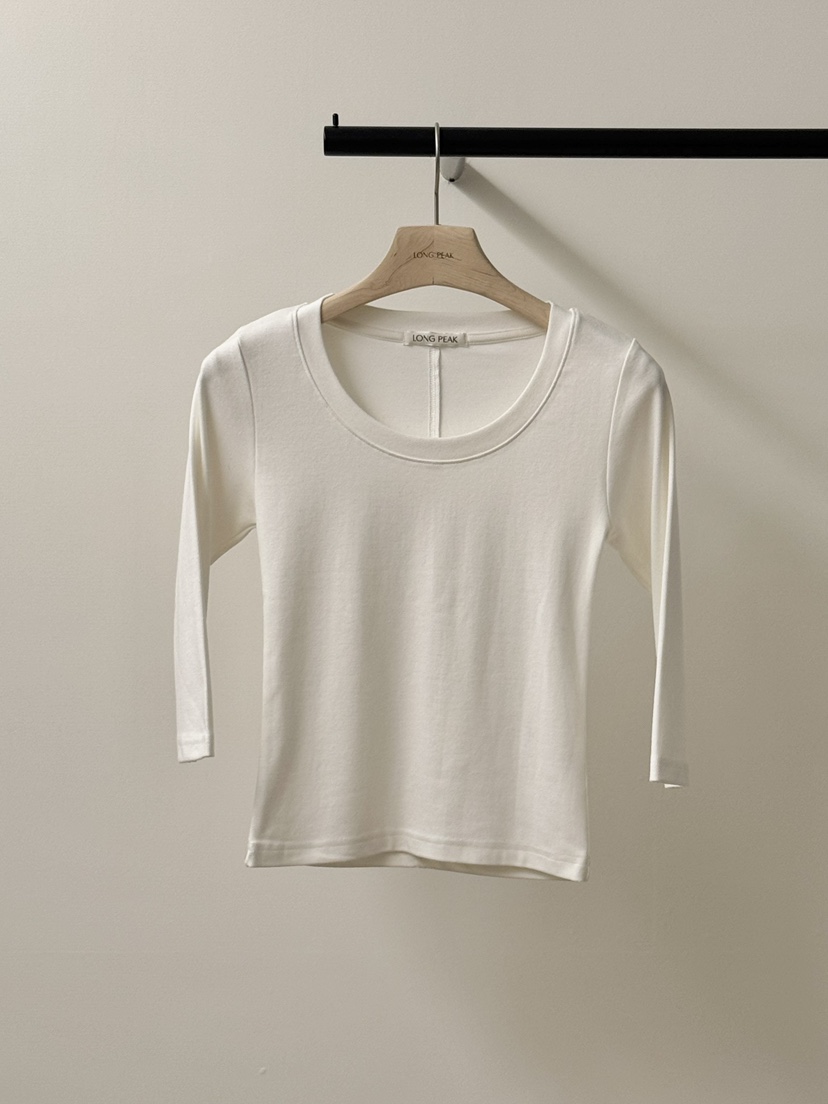 LONG PEAK韓國代購女士新品休閑26春夏人氣職業時尚熱賣T恤LONG PEAKT恤圖色1