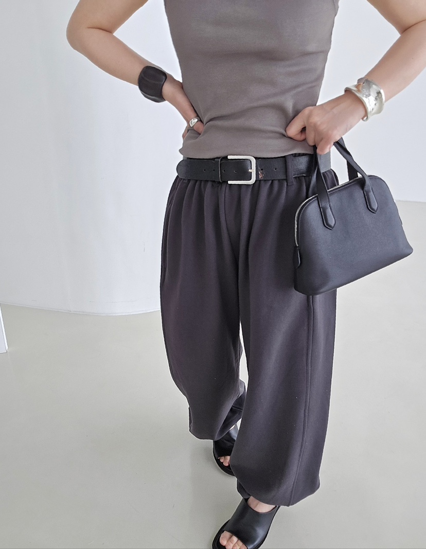 J SHOP韓國東大門直郵女裝新品熱賣人氣推薦職業休閑褲系帶J_SHOP休閑褲